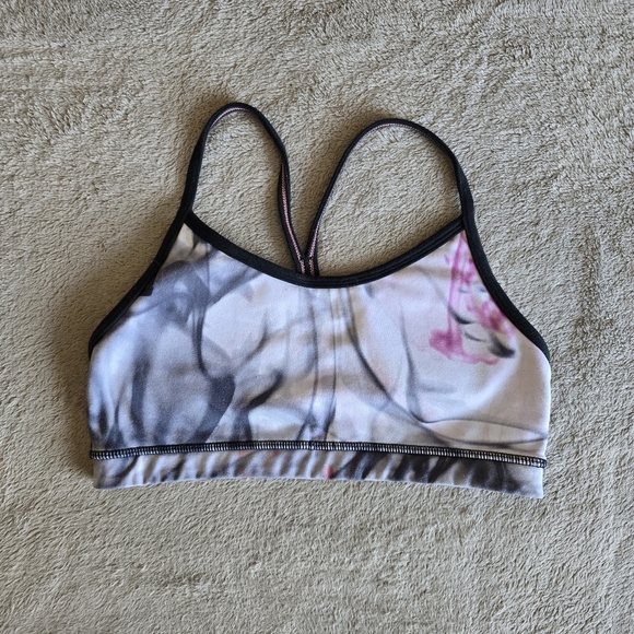 Lululemon Flow Y bra Unicorn Tears size 4 - Picture 1 of 6
